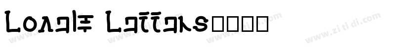 Lovely Letters字体转换